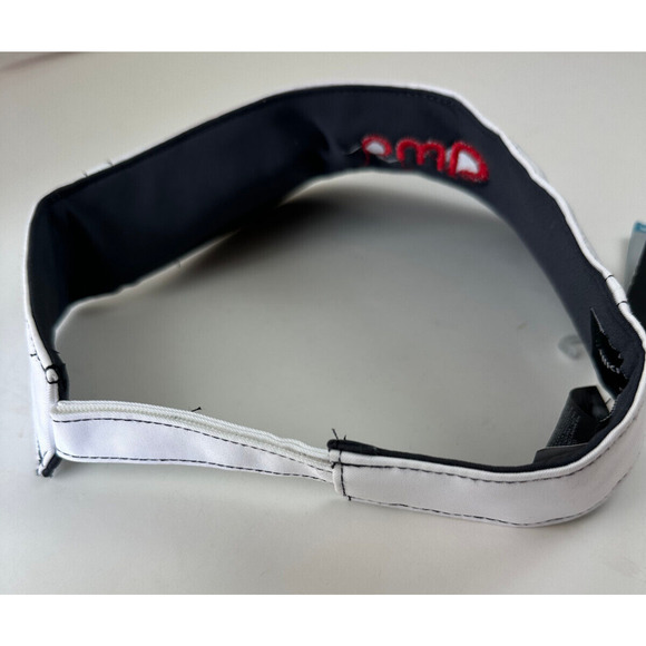 Nike Dri-FIT Swoosh Golf Visor AMC Logo Adjustable White Unisex Hat 429466-100 - Picture 5 of 9